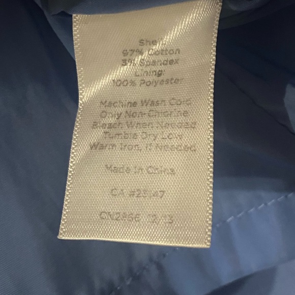 Talbots Classic Blue Women's Cotton Skirt - Picture 4 of 5